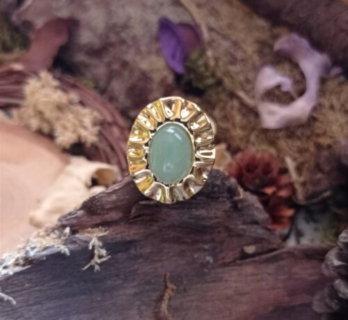 Bague Aventurine verte