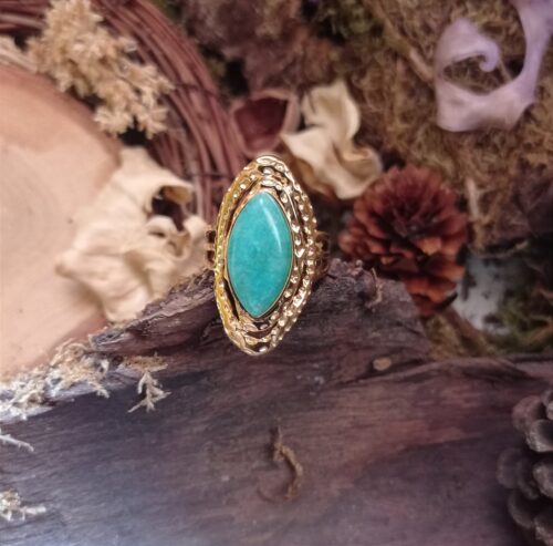 Bague Amazonite