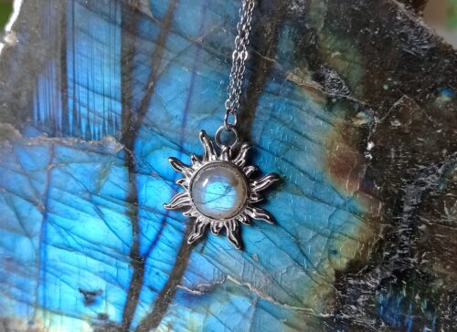 Pendentif Soleil, collection Rayonnante