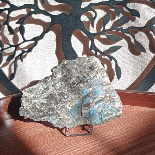 Tranche semi-polie Labradorite bleue - Image 2