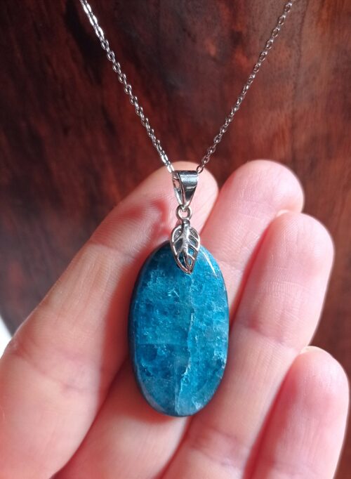 Pendentif Apatite bleue