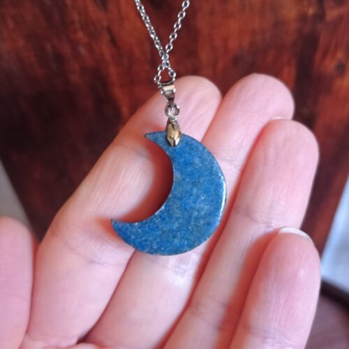 Pendentif Lapis-lazuli Lune - Image 2