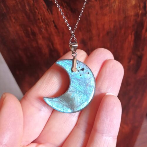 Pendentif Labradorite Lune - Image 2