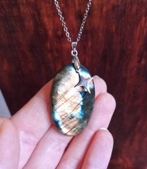 Pendentif Labradorite Étoile