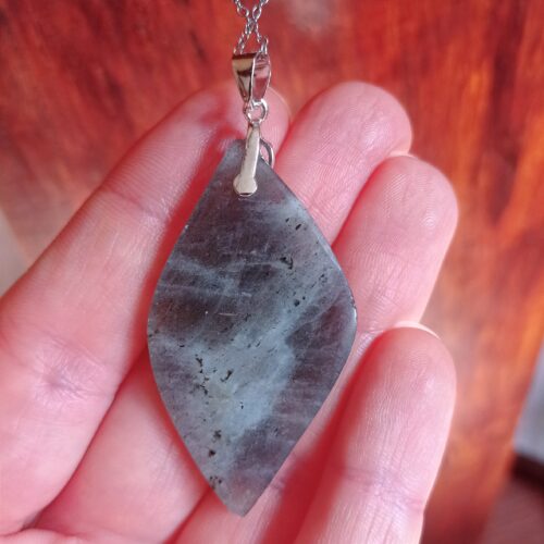 Pendentif Labradorite violette (Spectrolite) - Image 2