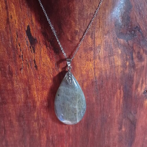 Pendentif Labradorite violette (Spectrolite) - Image 3