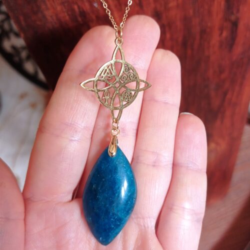 Talisman Noeud de sorcière : Apatite bleue - Image 2