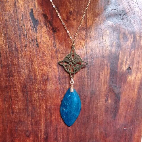 Talisman Noeud de sorcière : Apatite bleue - Image 3