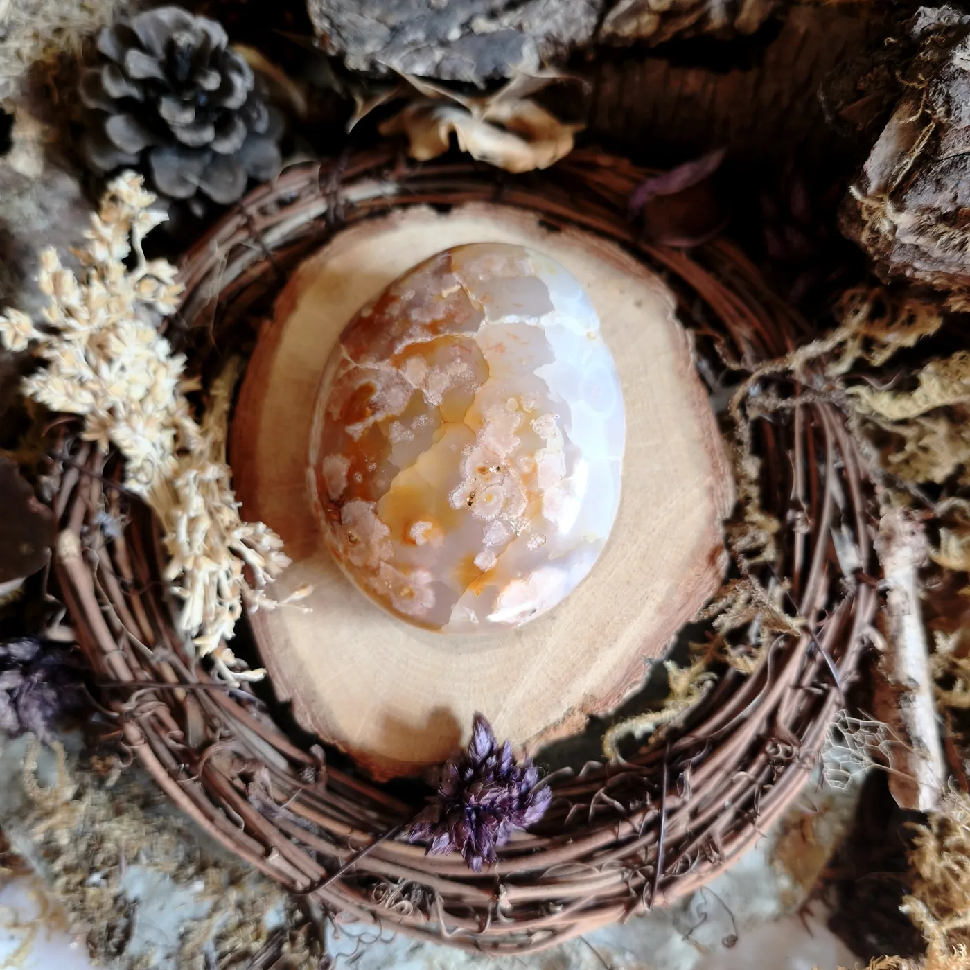 Agate fleur n°30 — verso
