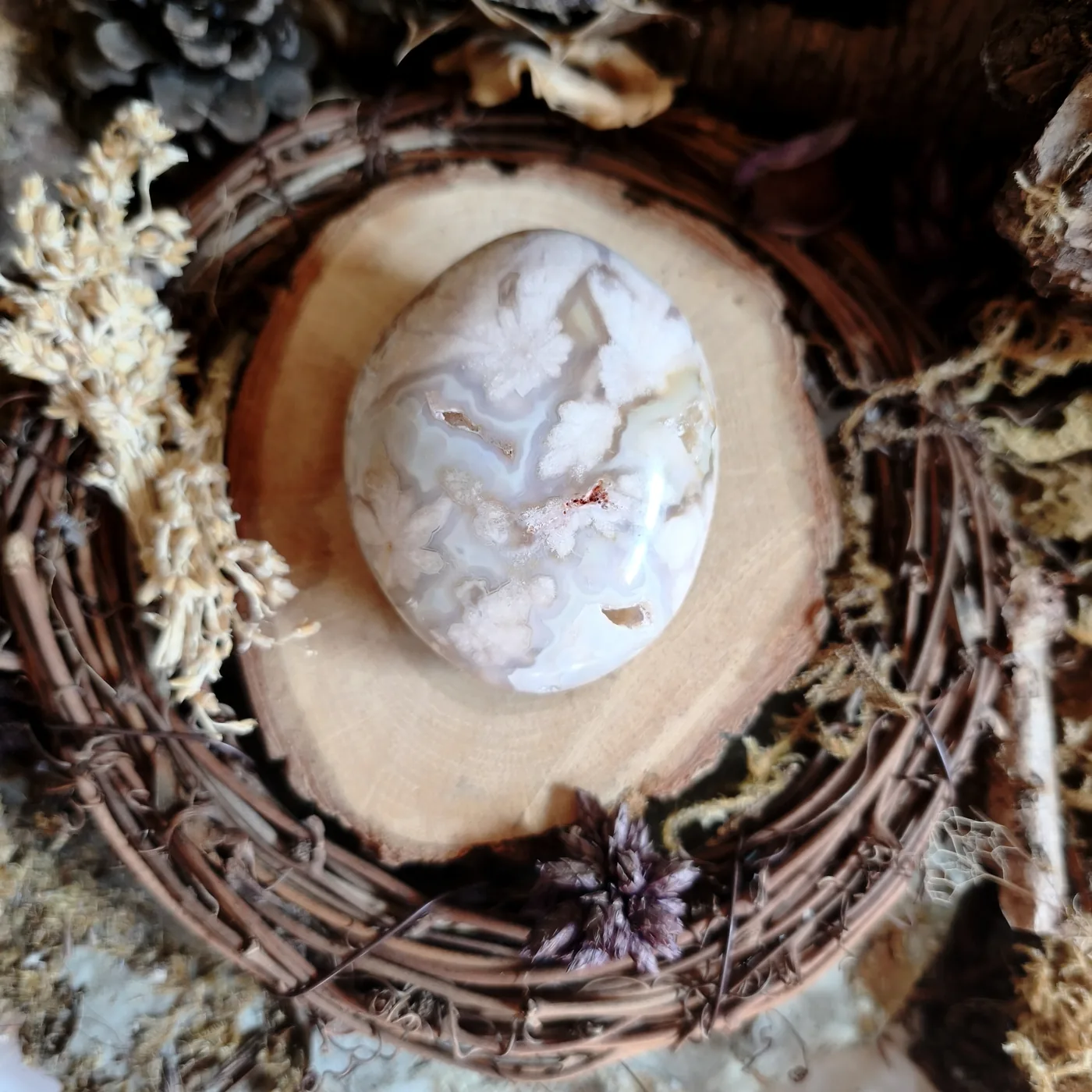 Agate fleur n°31 — verso