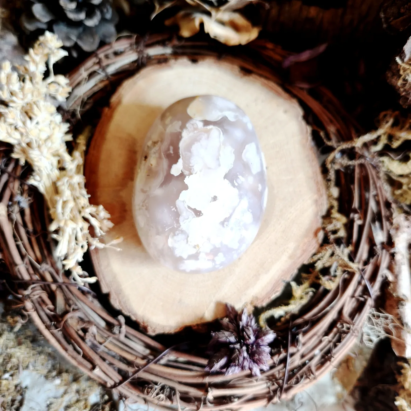 Agate fleur n°32 — verso