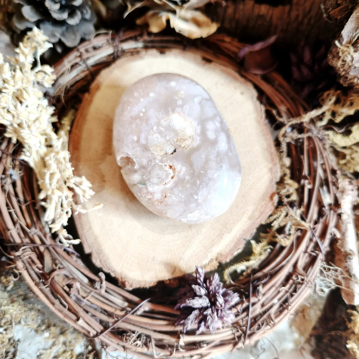 Agate fleur n°33 — verso