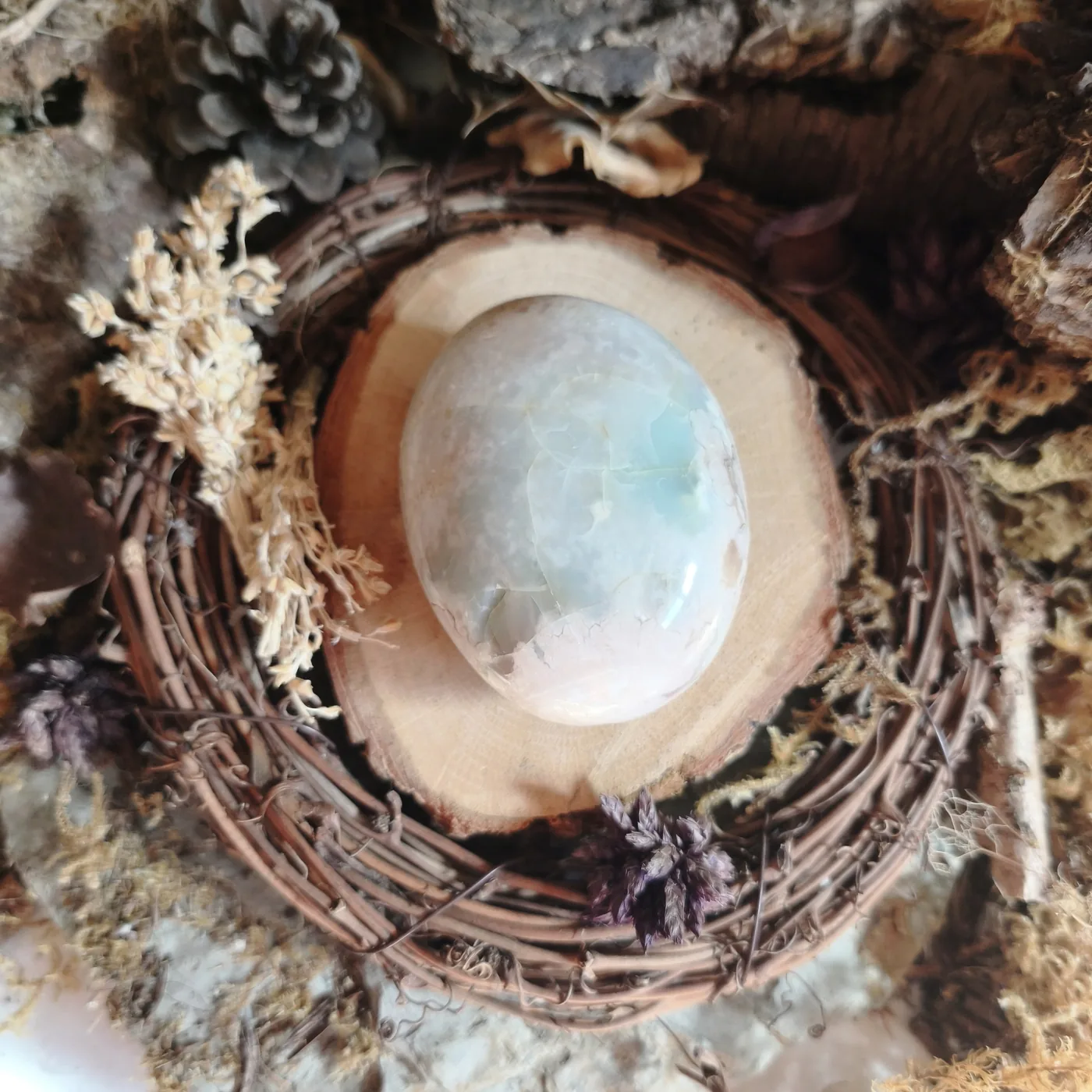 Agate fleur n°35 — verso