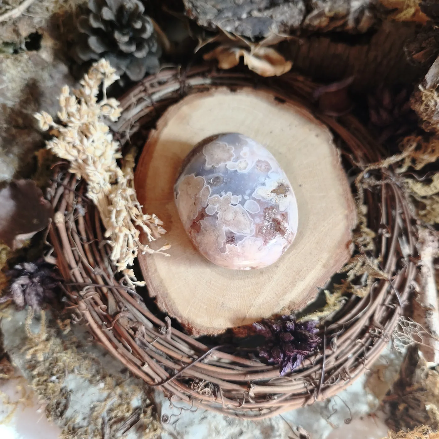 Agate fleur n°37 — verso