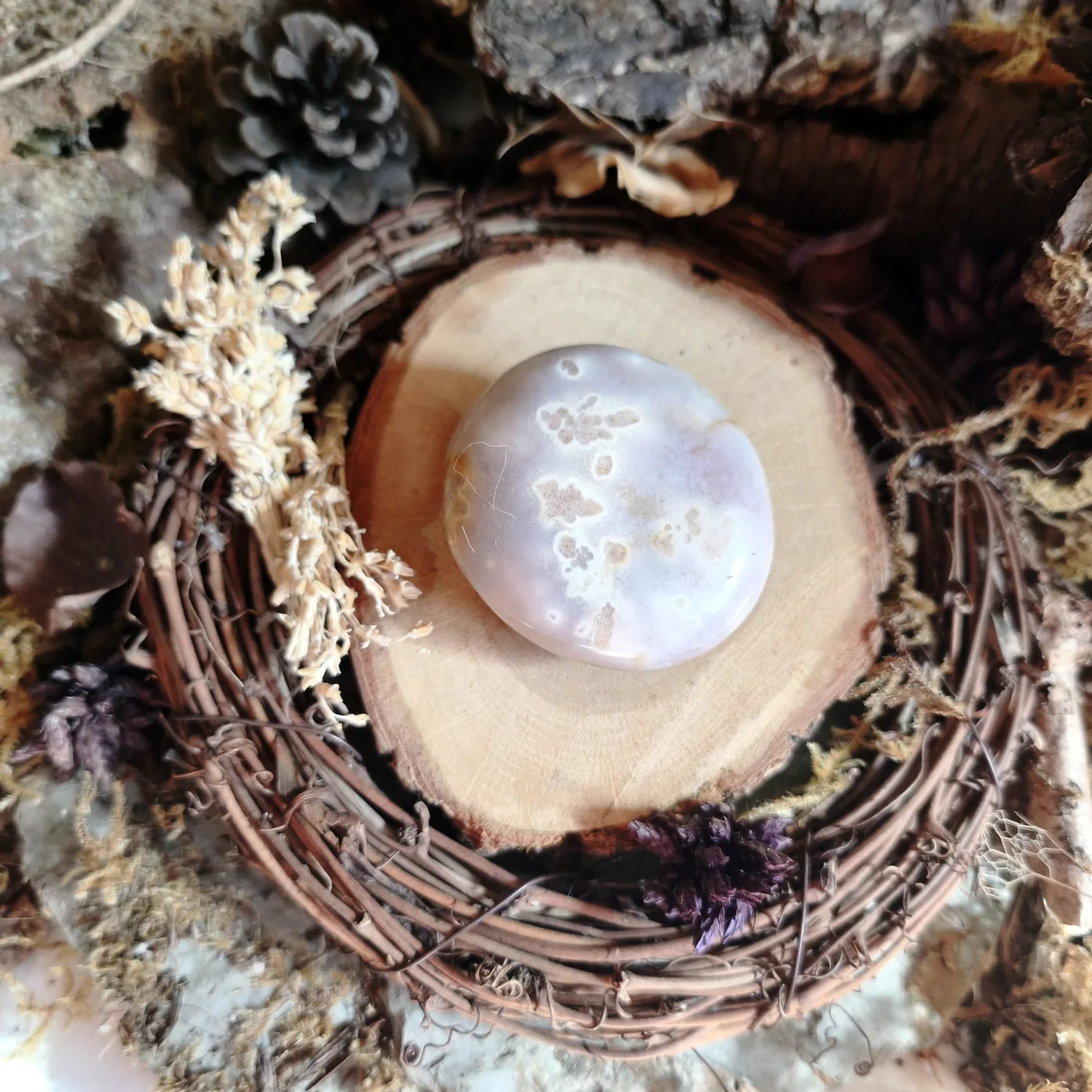 Agate fleur n°38 — verso
