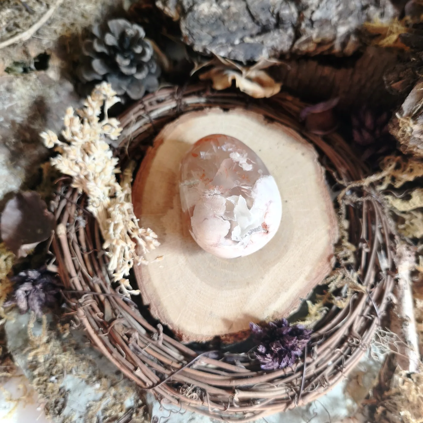Agate fleur n°39 — verso