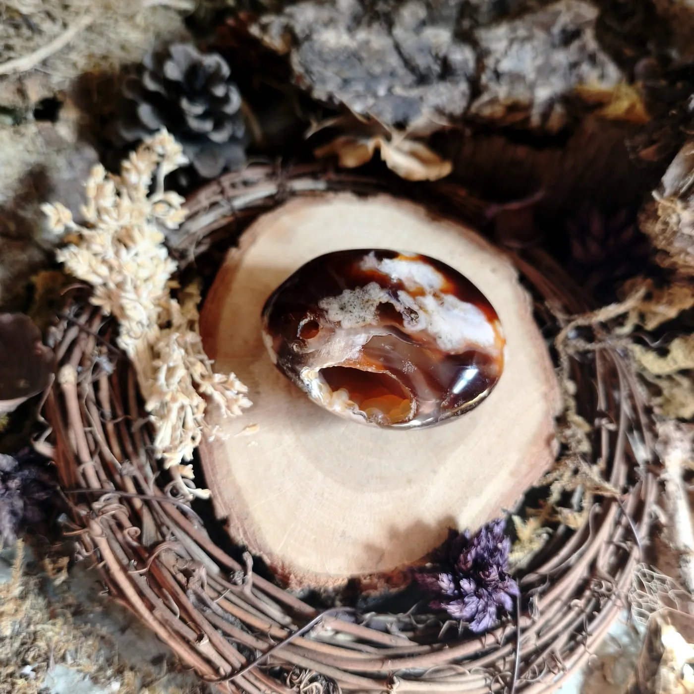 Agate fleur n°40 — verso