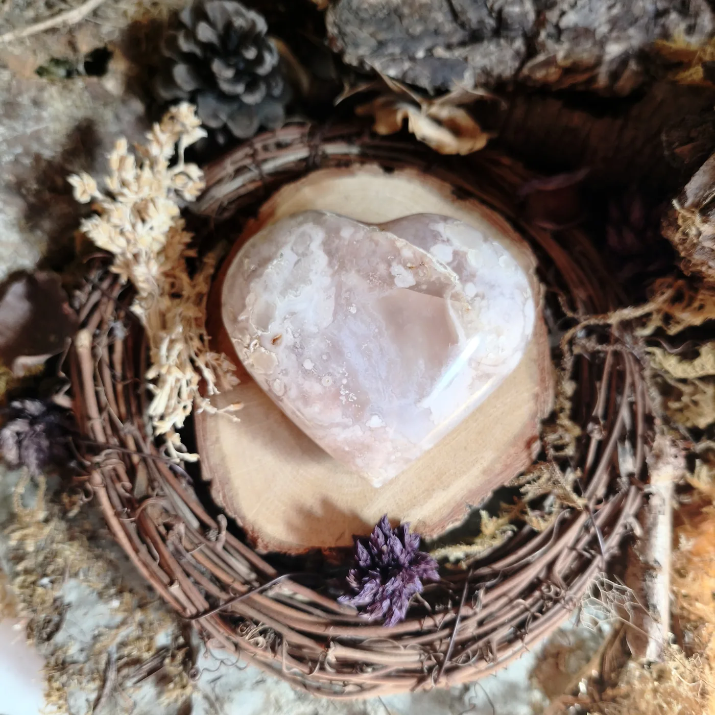 Agate fleur n°42 — verso